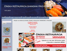 Tablet Screenshot of ishanghai.sk